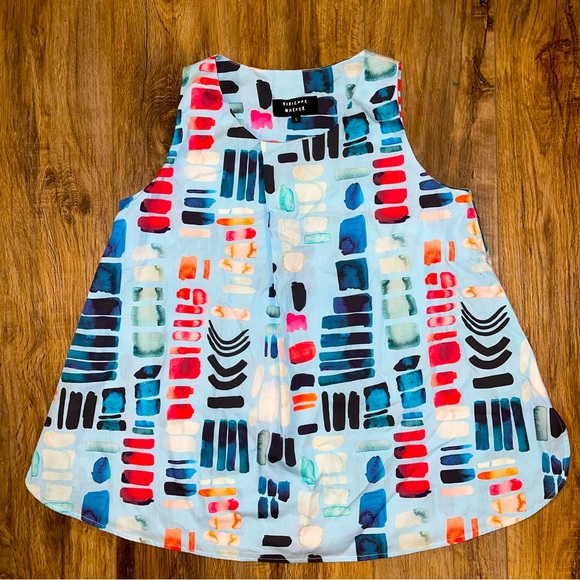 sleeveless women's vivienne walker clothing tank top blouse Sz small - Picture 1 of 7